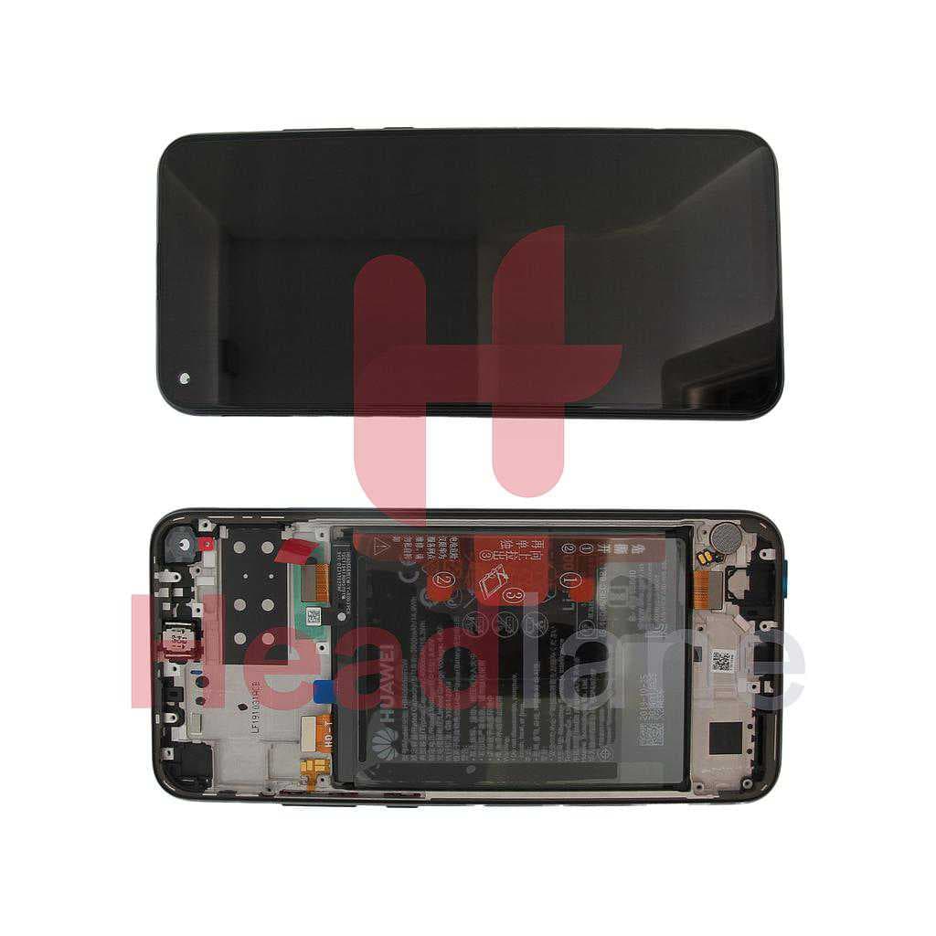 Huawei P40 Lite E LCD Display / Screen + Touch + Battery Assembly - Black - 02353FMW - Huawei Replacement Part