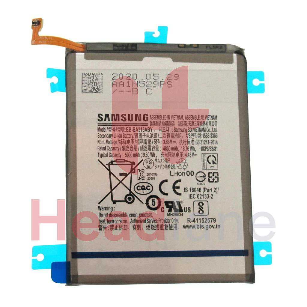 Samsung SM-A315 A325 A225 Galaxy A31 A32 4G A22 4G Internal Battery EB-BA315ABY - GH82-22762A - Samsung Replacement Part