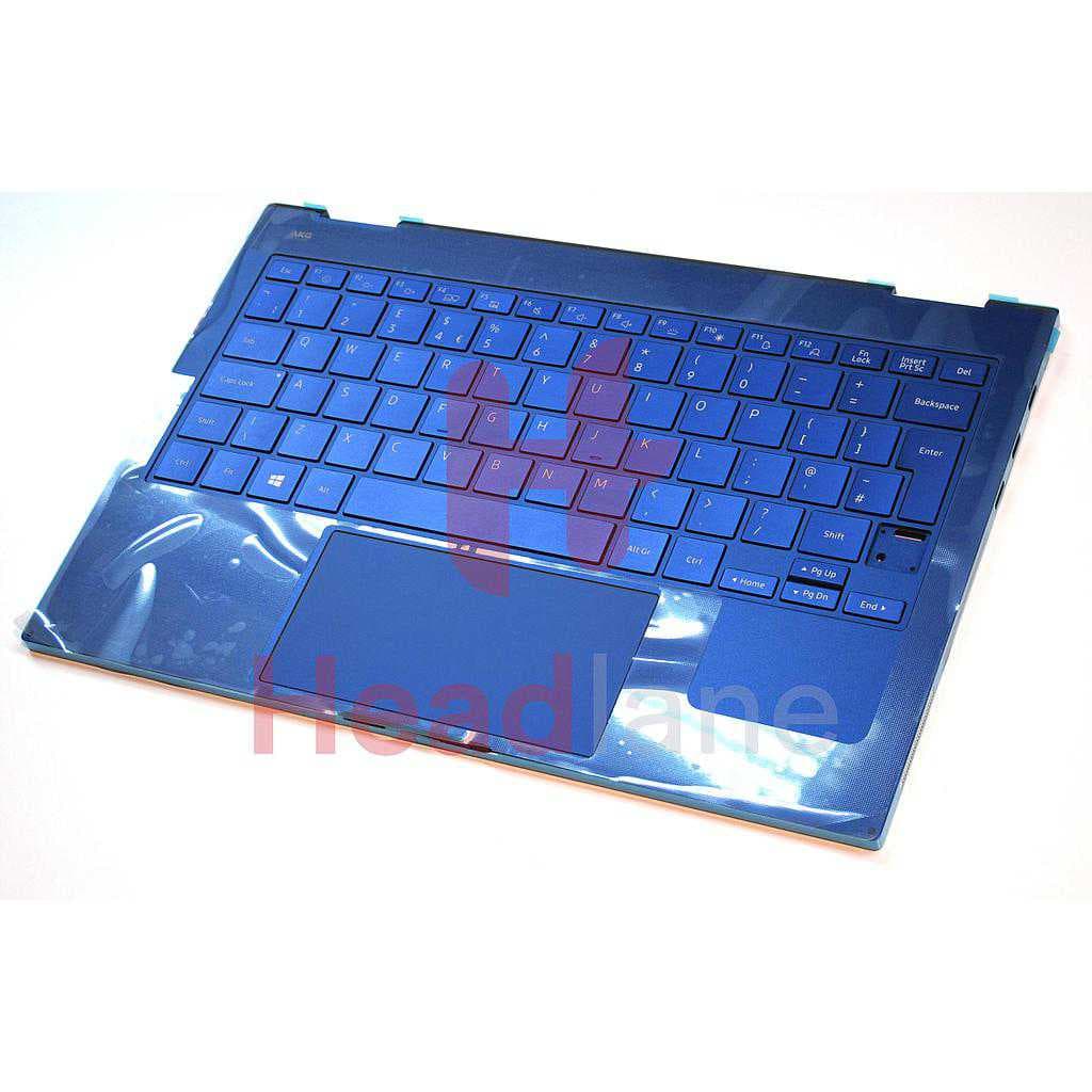 Samsung NP930QCG Galaxy Book Flex 13.3" Top Cover / Keyboard (UK QWERTY) - Blue - BA97-11005A - Samsung Replacement Part