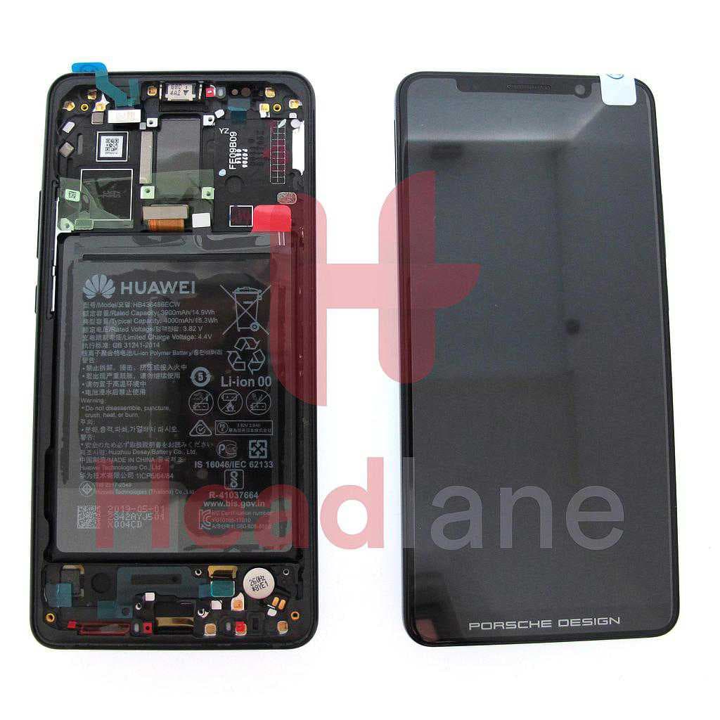 Huawei Mate 10 Pro LCD Display / Screen + Touch + Battery - Porsche Design / Black - 02351RVP - Huawei Replacement Part
