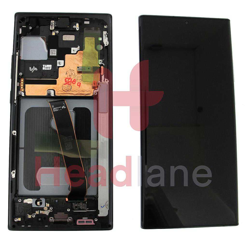 Samsung SM-N986 N985 Galaxy Note 20 Ultra 5G /4G LCD Display / Screen + Touch - Black - GH82-31454A - Samsung Replacement Part