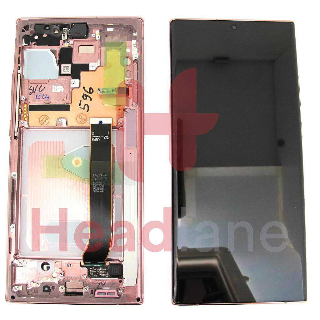 Samsung SM-N986 N985 Galaxy Note 20 Ultra 5G /4G LCD Display / Screen + Touch - Bronze - GH82-23596D