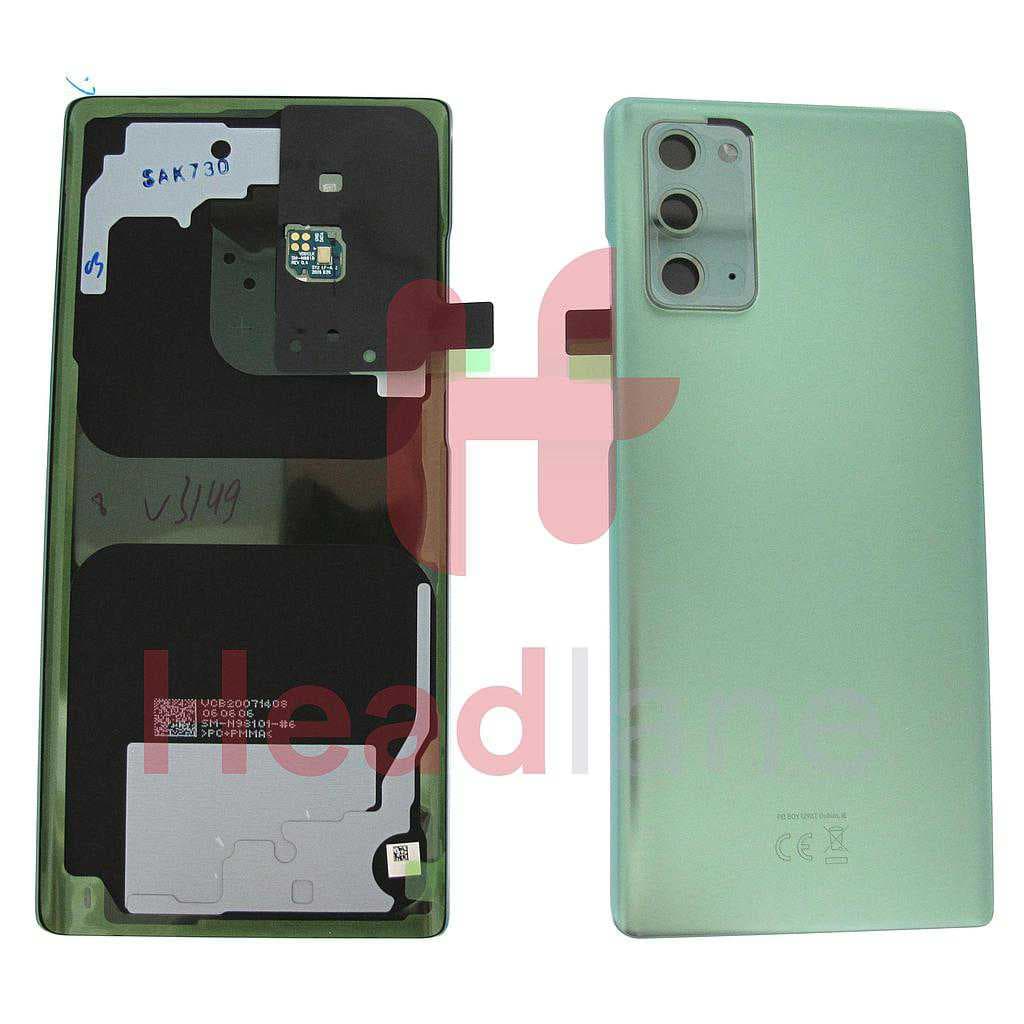 Samsung SM-N981 Galaxy Note 20 5G Back / Battery Cover - Green - GH82-23299C - Samsung Replacement Part