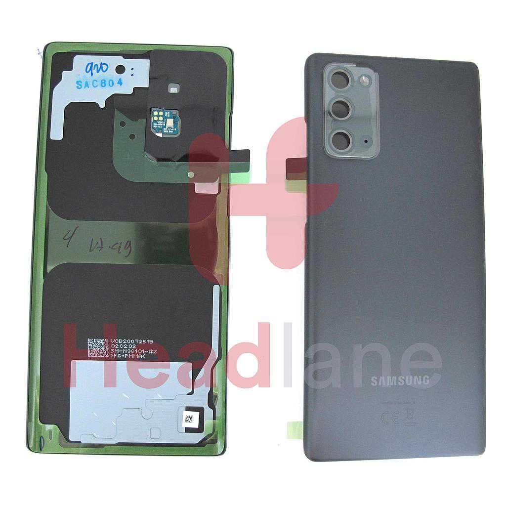 Samsung SM-N980 Galaxy Note 20 (4G) Back / Battery Cover - Grey - GH82-23298A - Samsung Replacement Part