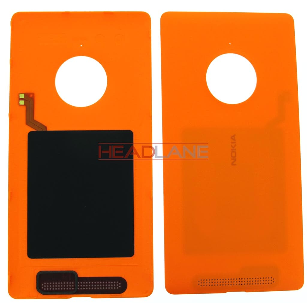 Microsoft Lumia 830 Battery Cover - Orange - 00812N0 - Microsoft Replacement Part