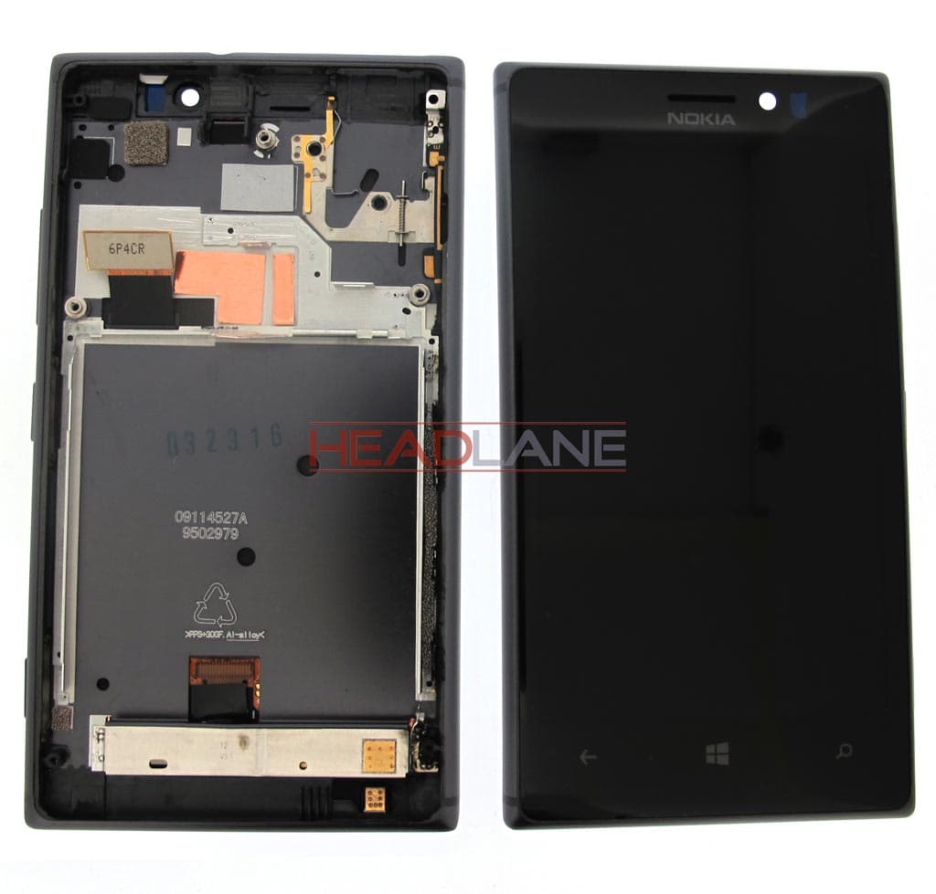 Microsoft Lumia 925 LCD Display / Touch Screen - Grey - 00810B3 - Microsoft Replacement Part