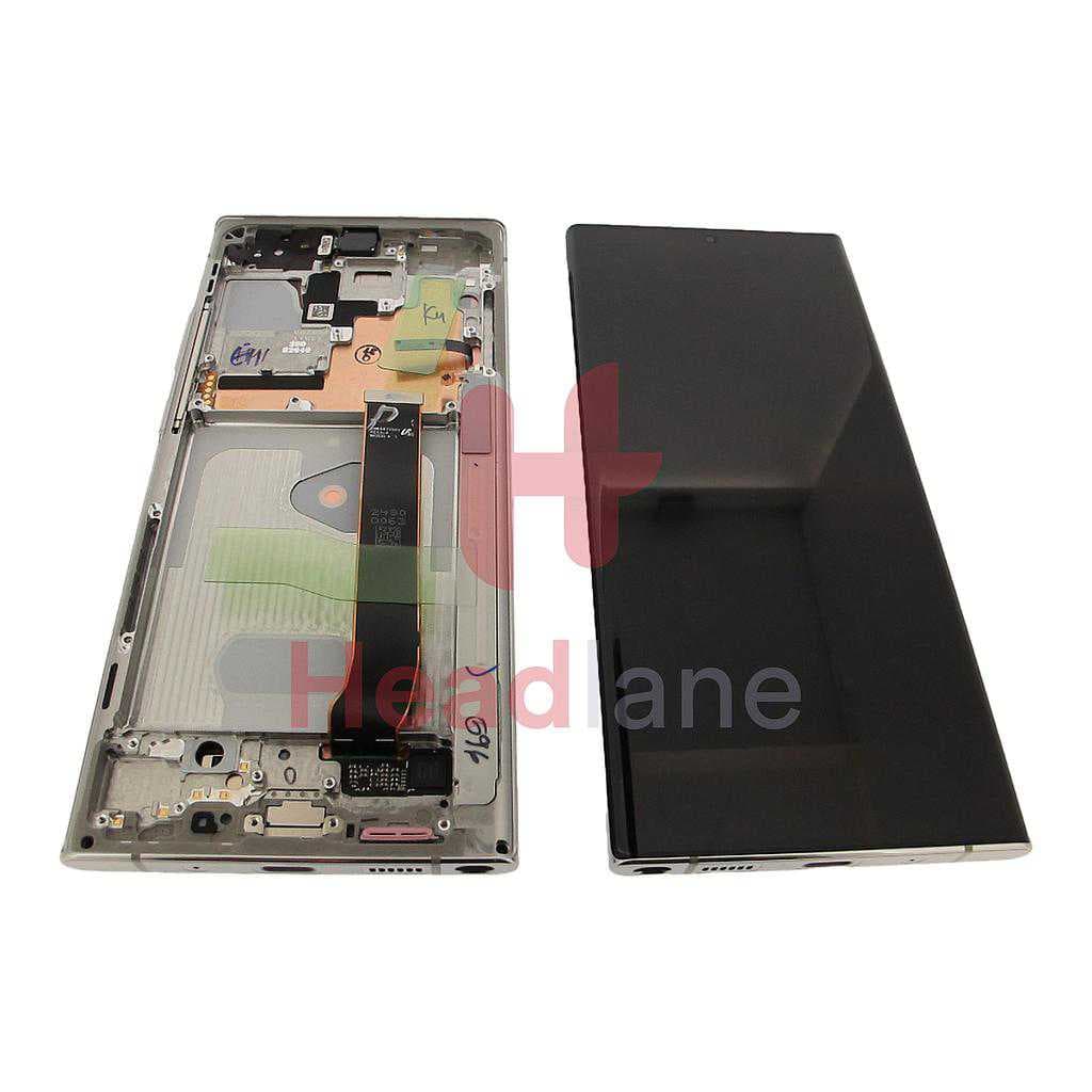 Samsung SM-N986 N985 Galaxy Note 20 Ultra 5G /4G LCD Display / Screen + Touch - White - GH82-23597C - Samsung Replacement Part