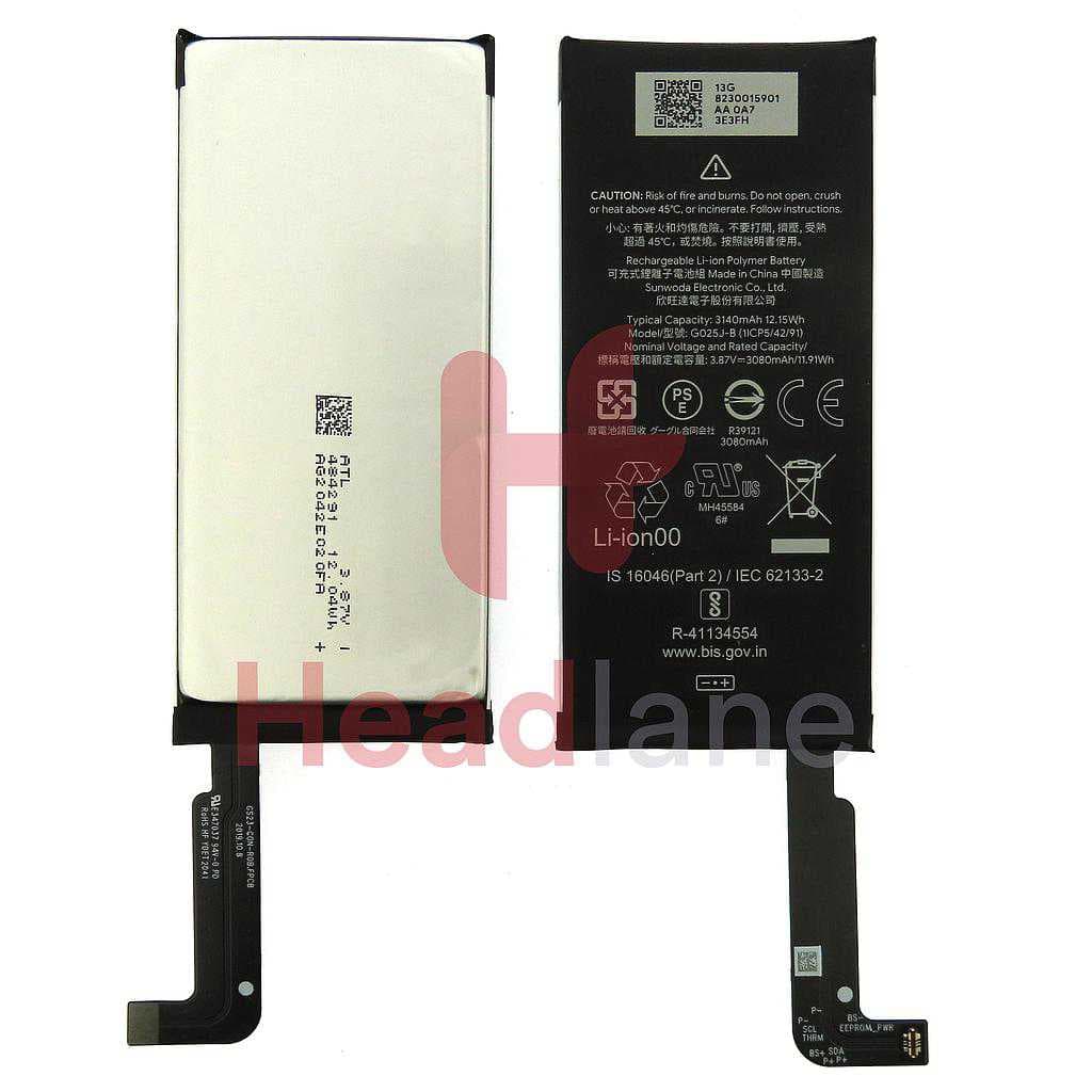 Google Pixel 4A Internal Battery - G823-00159-01 - Google Replacement Part