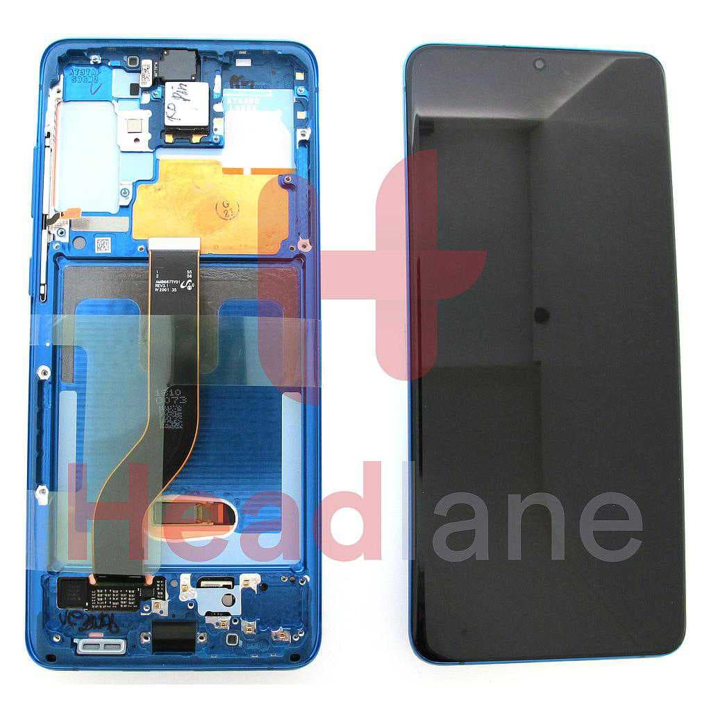 Samsung SM-G986 Galaxy S20+ / S20 Plus LCD Display / Screen + Touch - Aura Blue - GH82-22134H - Samsung Replacement Part