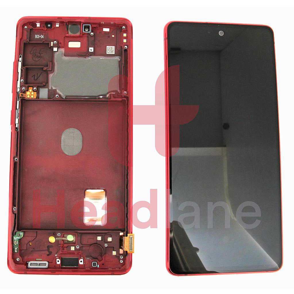 Samsung SM-G781 Galaxy S20 FE 5G LCD Display / Screen + Touch - Cloud Red - GH82-31320E - Samsung Replacement Part