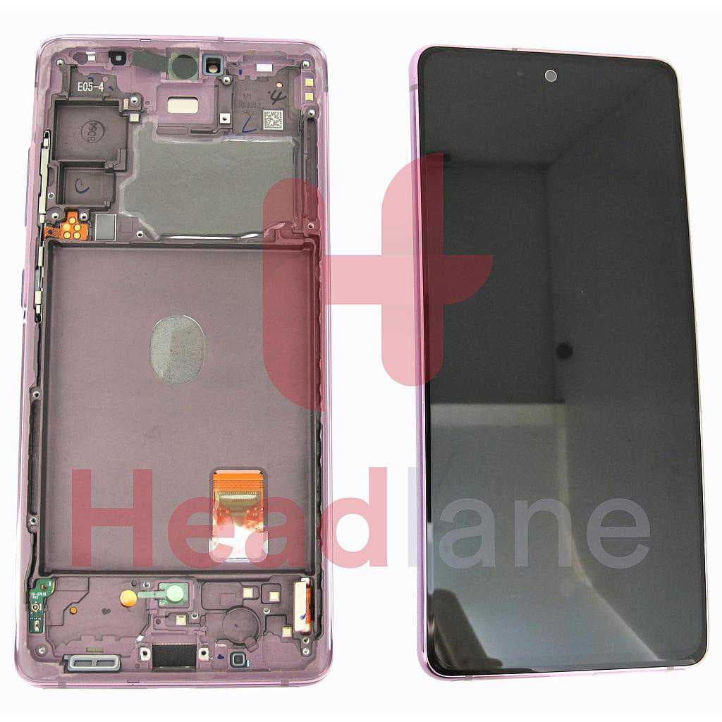 Samsung SM-G781 Galaxy S20 FE 5G LCD Display / Screen + Touch - Cloud Lavender - GH82-24214C - Samsung Replacement Part