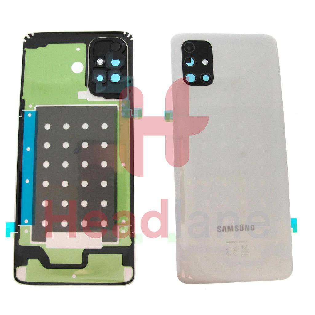 Samsung SM-M515 Galaxy M51 Back / Battery Cover - White - GH82-23415B - Samsung Replacement Part