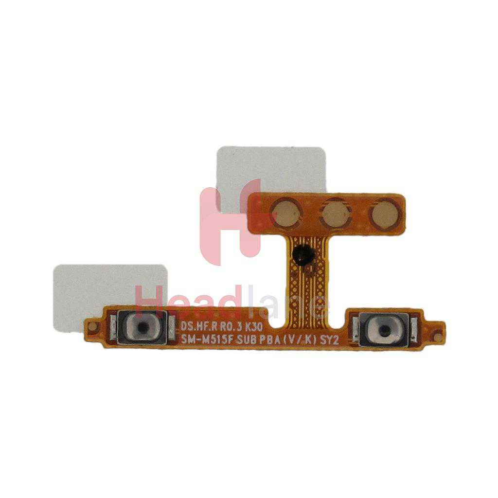 Samsung SM-M515 M317 A326 A135 A136 A137 M225 M526 Galaxy M51 M31s A32 5G A13 / 5G M22 M52 5G Side Fey Flex - GH59-15363A - Samsung Replacement Part