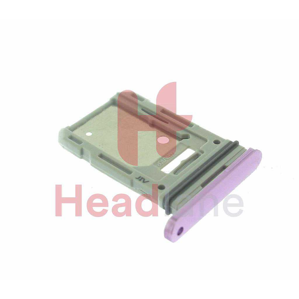 Samsung SM-G780 SM-G781 Galaxy S20 FE SIM Card Tray (Dual SIM) - Cloud Lavender - GH98-46007C - Samsung Replacement Part