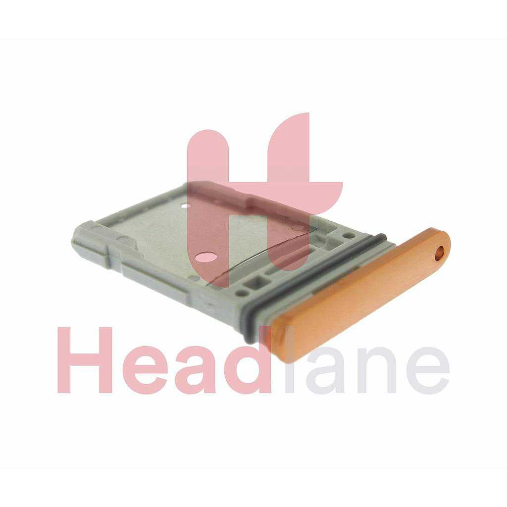 Samsung SM-G780 SM-G781 Galaxy S20 FE SIM Card Tray (Dual SIM) - Cloud Orange - GH98-46007F - Samsung Replacement Part