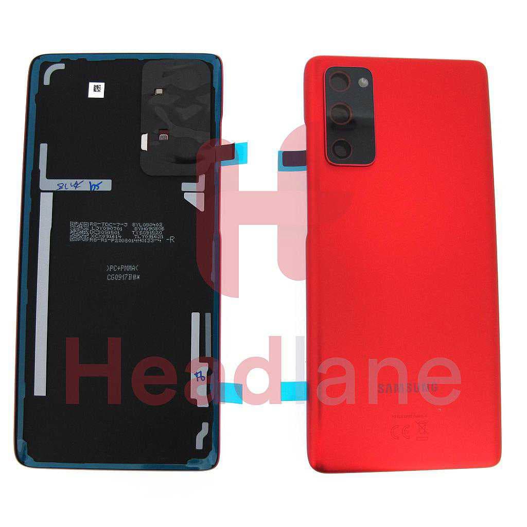 Samsung SM-G780 Galaxy S20 FE 4G Back / Battery Cover - Cloud Red - GH82-24263E - Samsung Replacement Part