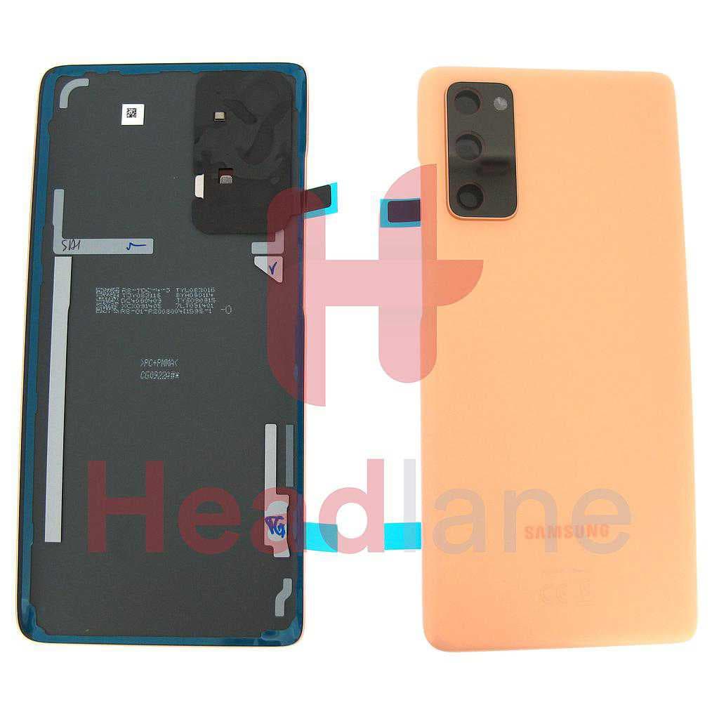 Samsung SM-G780 Galaxy S20 FE 4G Back / Battery Cover - Cloud Orange - GH82-24263F - Samsung Replacement Part