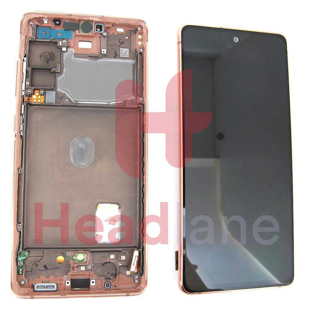 Samsung SM-G781 Galaxy S20 FE 5G LCD Display / Screen + Touch - Cloud Orange - GH82-24215F - Samsung Replacement Part