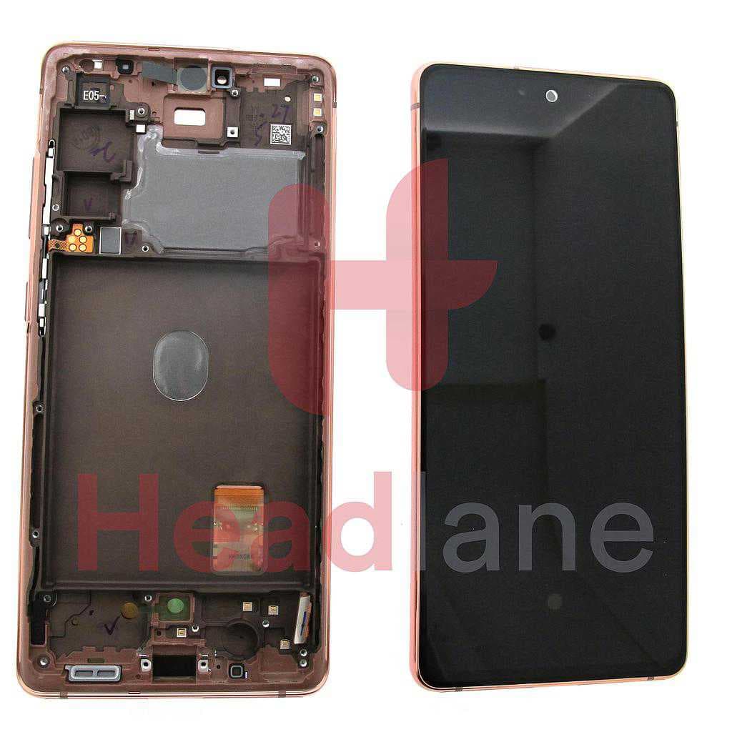 Samsung SM-G780 Galaxy S20 FE 4G LCD Display / Screen + Touch - Cloud Orange - GH82-24219F