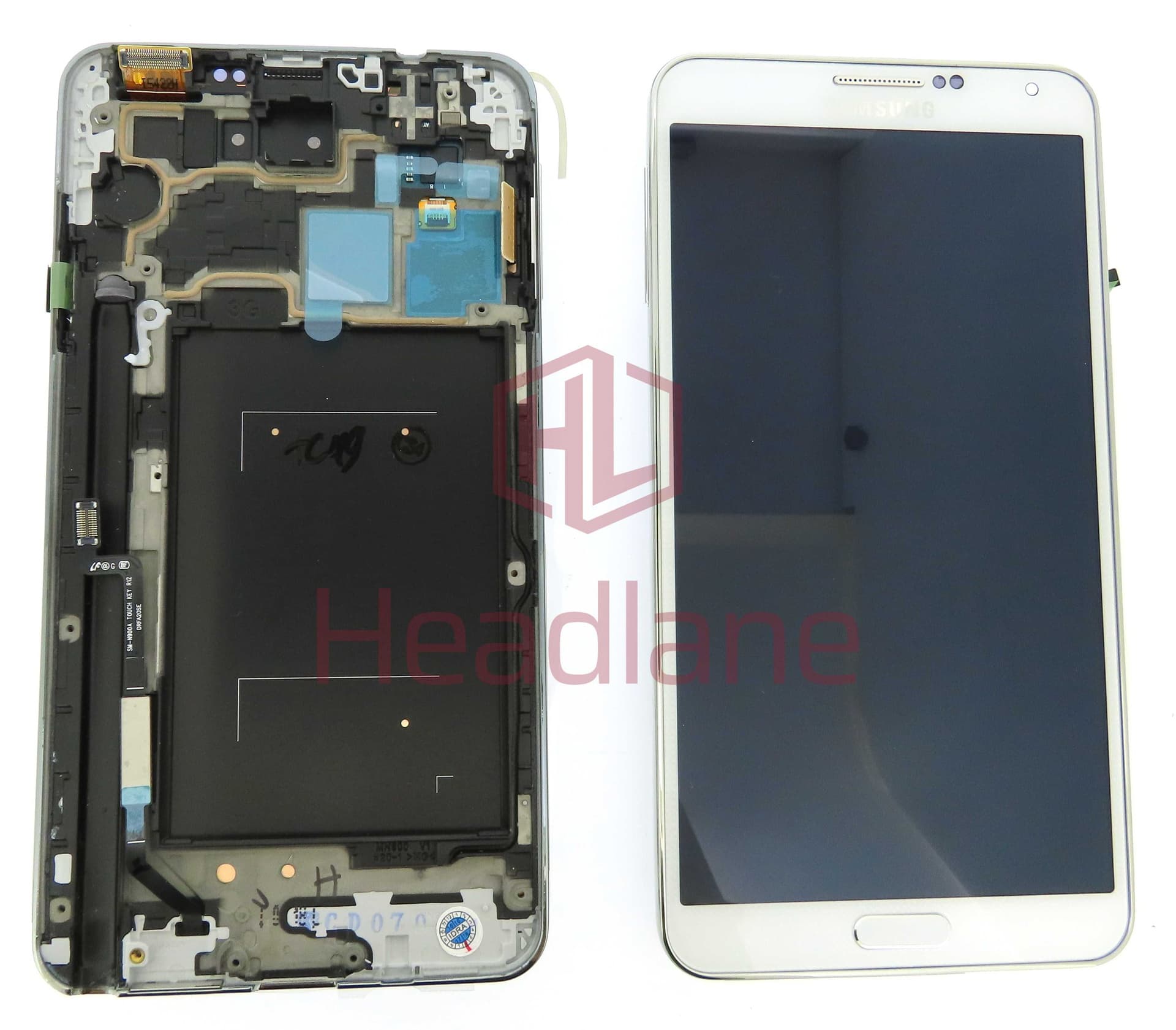 Samsung SM-N900 Galaxy Note 3 LCD Display / Screen + Touch - White - GH97-15083B - Samsung Replacement Part