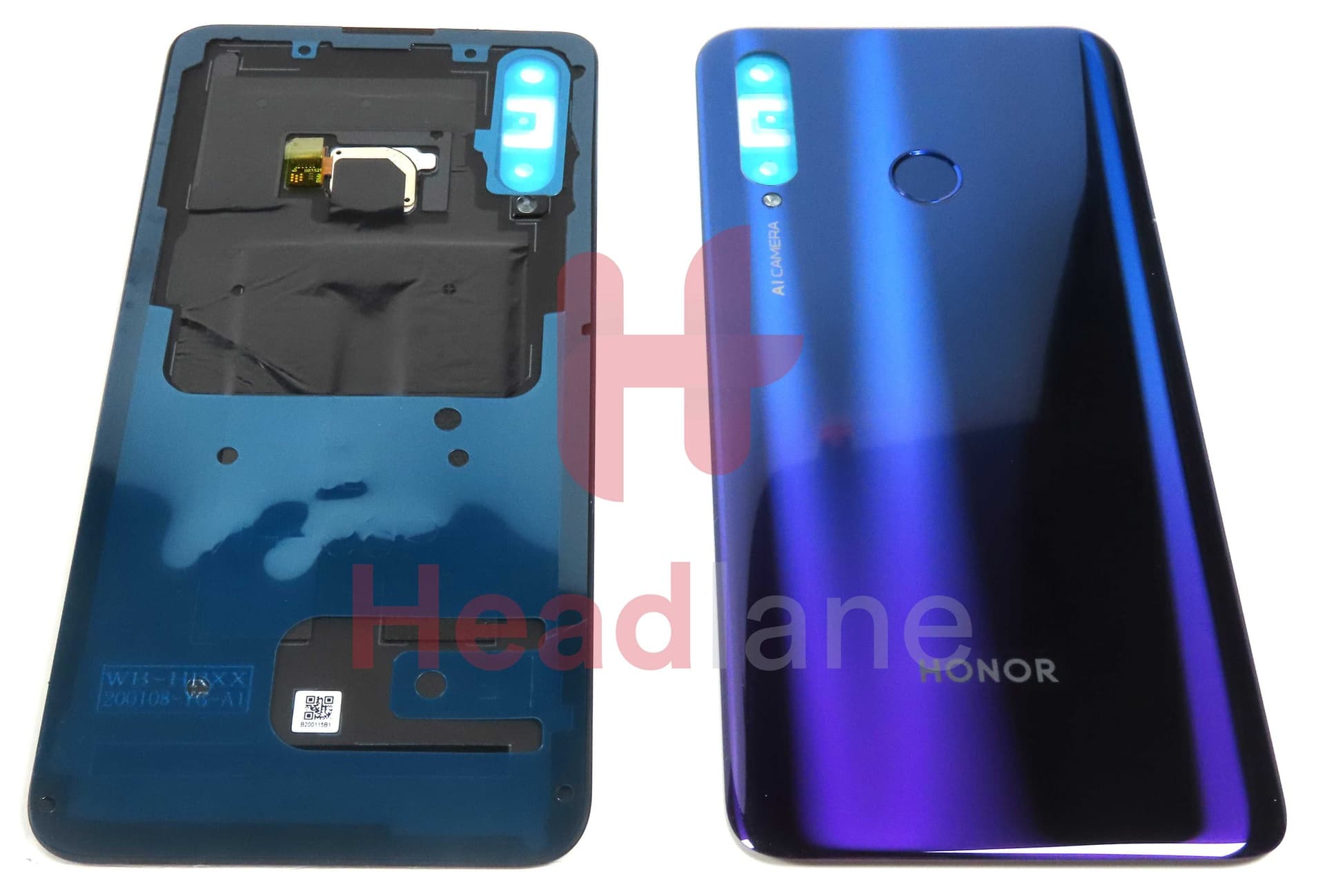 Huawei Honor 20 Lite Back / Battery Cover - Blue - 02352QNT - Huawei Replacement Part