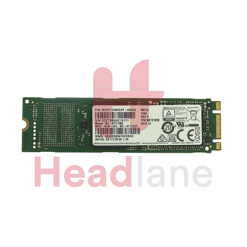 Samsung MZNTY128HDHP-000KN 128GB M2 SATA III SSD - BA59-04110A - Samsung Replacement Part
