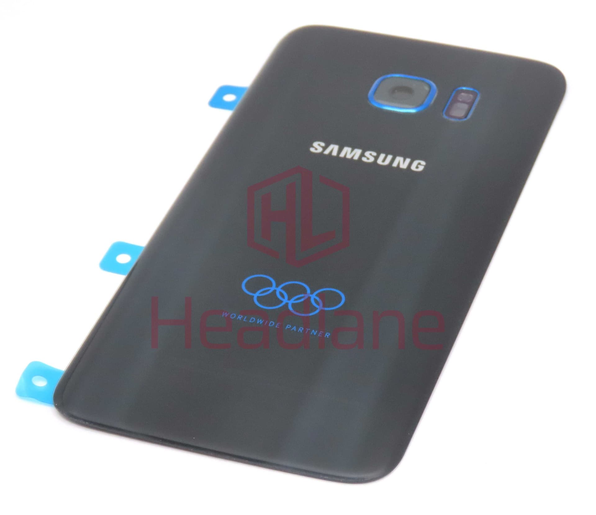 Samsung SM-G935F Galaxy S7 Edge Battery Cover- Olympic Black - GH82-12288A