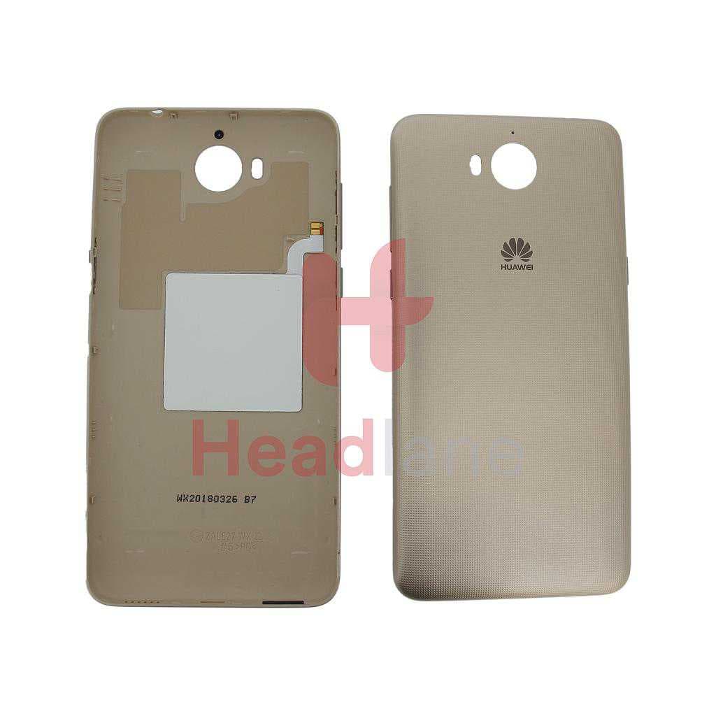 Huawei Y5 (2017) Back / Battery Cover - Gold - 97070RFJ - Huawei Replacement Part