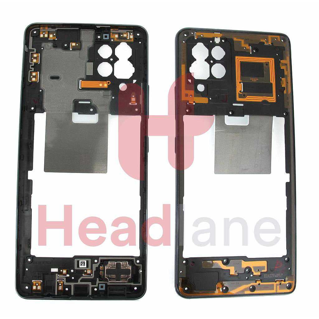 Samsung SM-A426 Galaxy A42 5G Middle Cover / Chassis - Black - GH97-25855A - Samsung Replacement Part