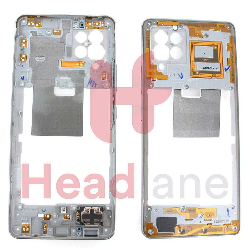 Samsung SM-A426 Galaxy A42 5G Middle Cover / Chassis - White / Grey - GH97-25855B - Samsung Replacement Part