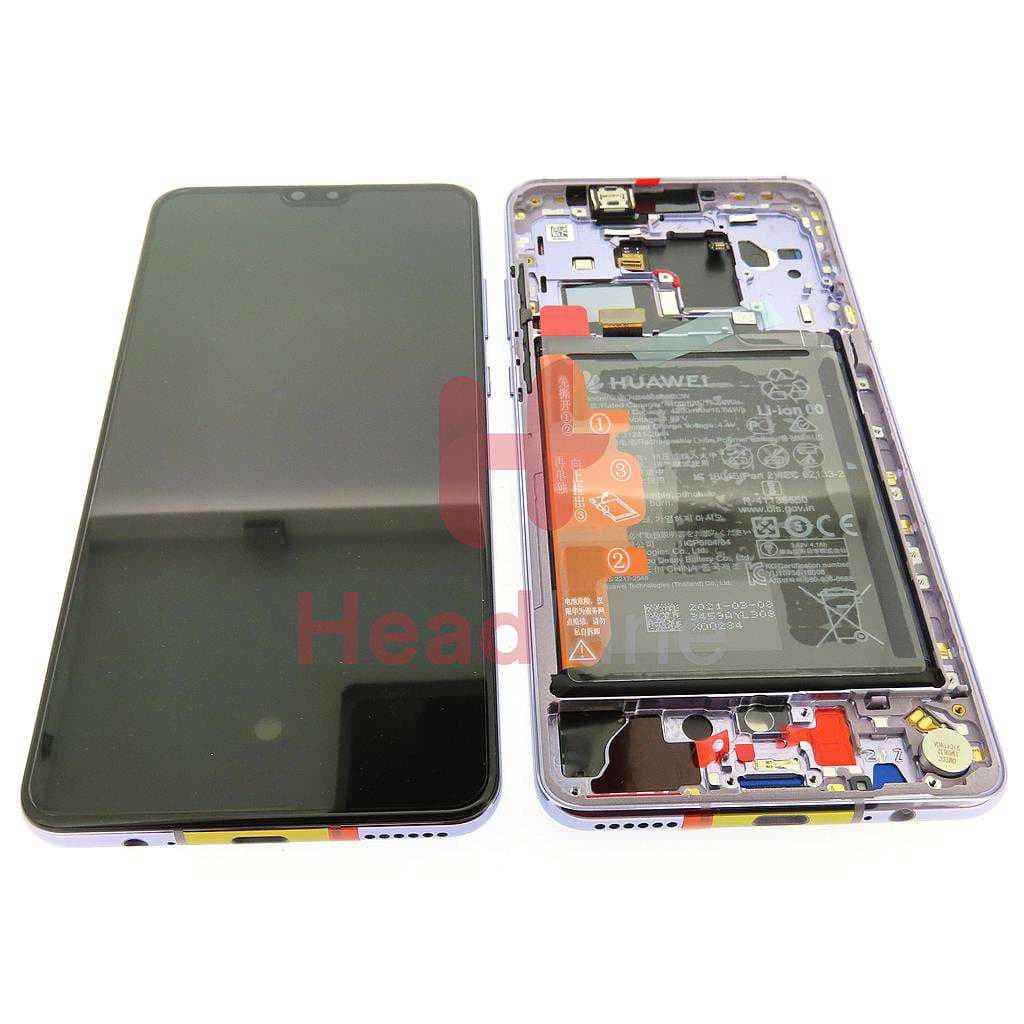 Huawei Mate 30 LCD Display / Screen + Touch + Battery - Silver - 02353EEG - Huawei Replacement Part