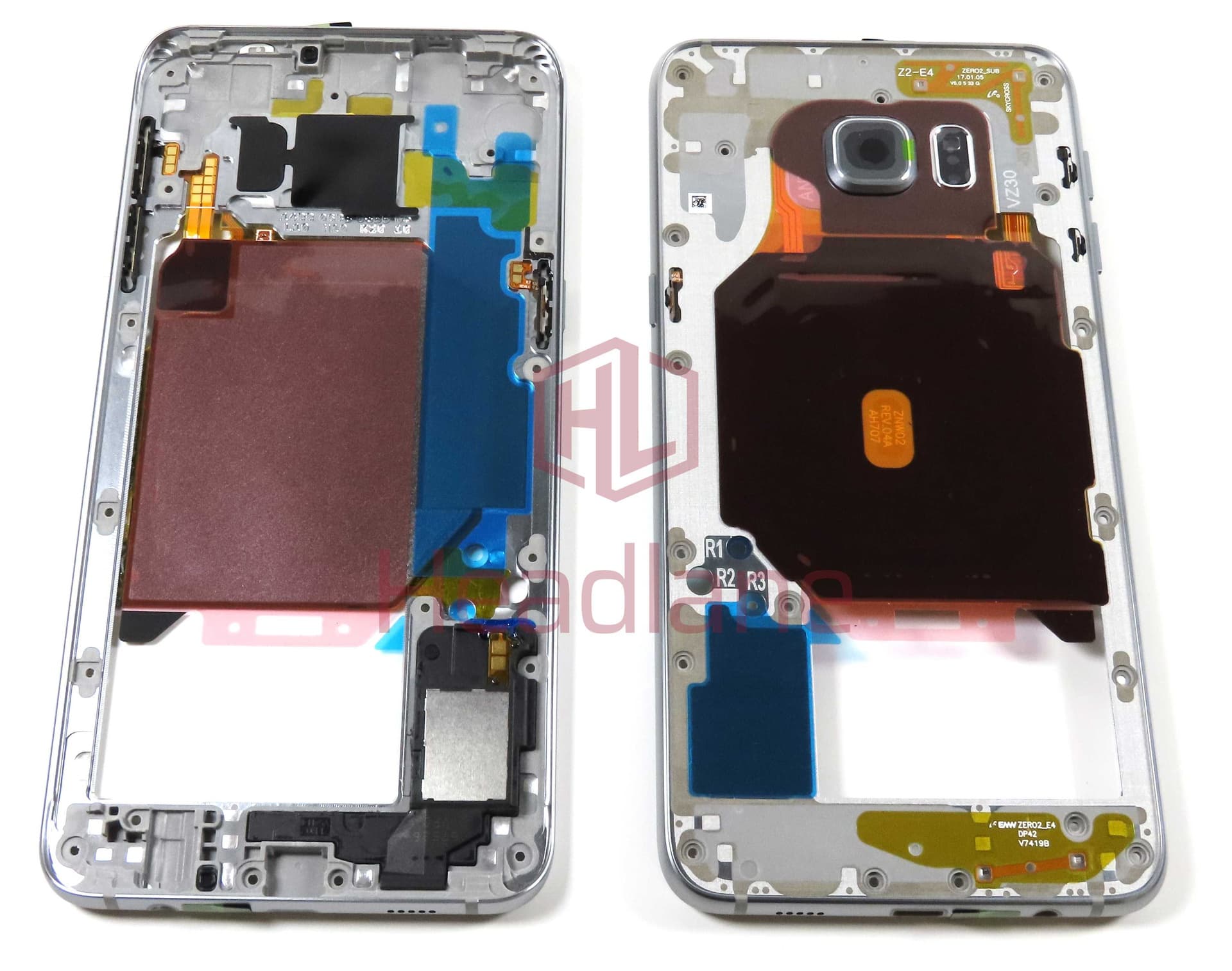 Samsung SM-G928F Galaxy S6 Edge+ Middle Cover - Silver - GH96-09117D - Samsung Replacement Part