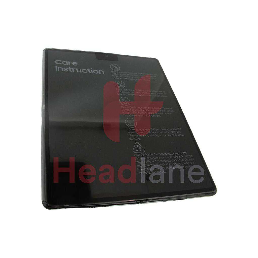 Samsung SM-F916 Galaxy Z Fold2 5G LCD Display / Screen + Touch - Mystic Black (Silver Hinge) - GH82-24296A - Samsung Replacement Part