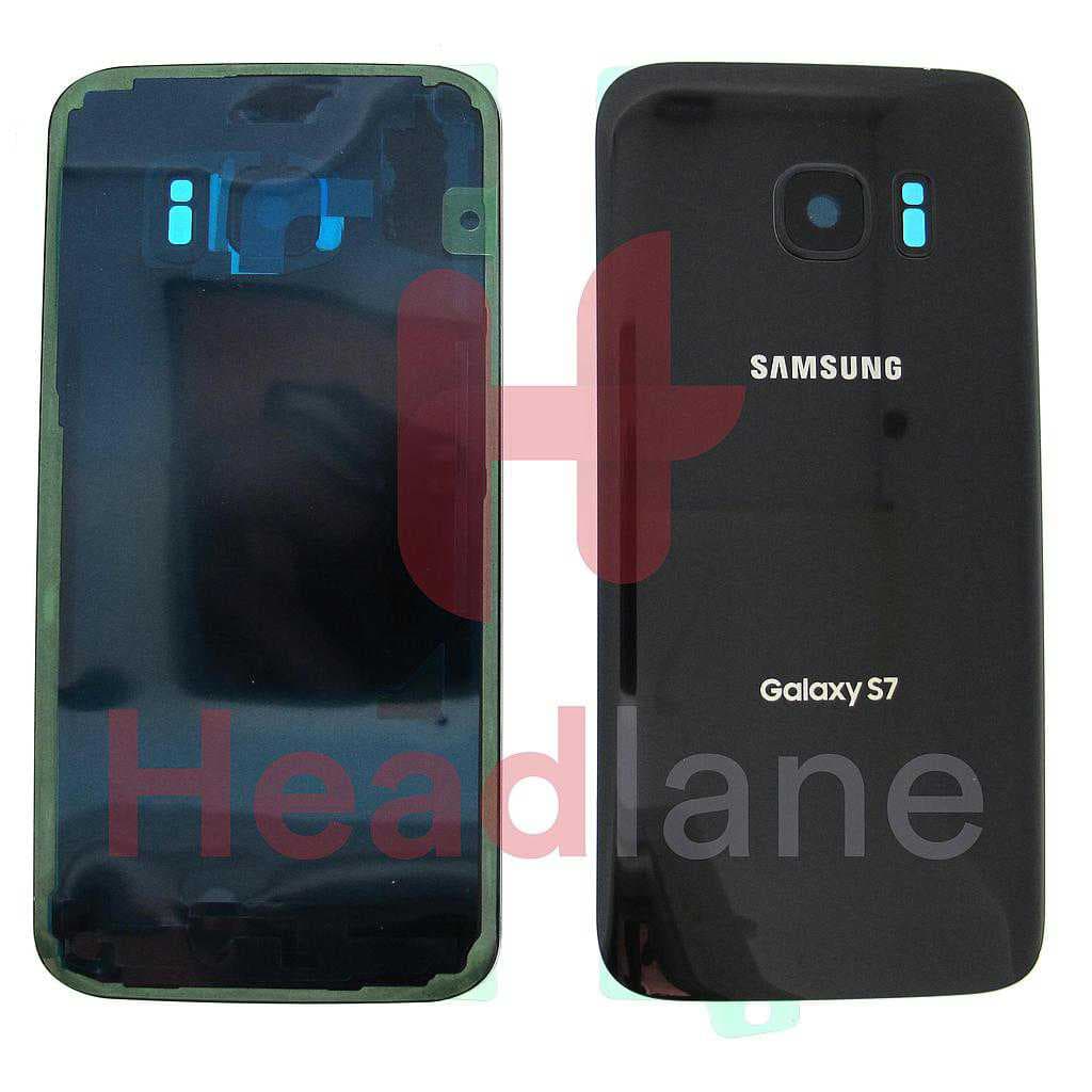 Samsung SM-G930 Galaxy S7 Back / Battery Cover - Black (USA Version) - GH97-18460A - Samsung Replacement Part