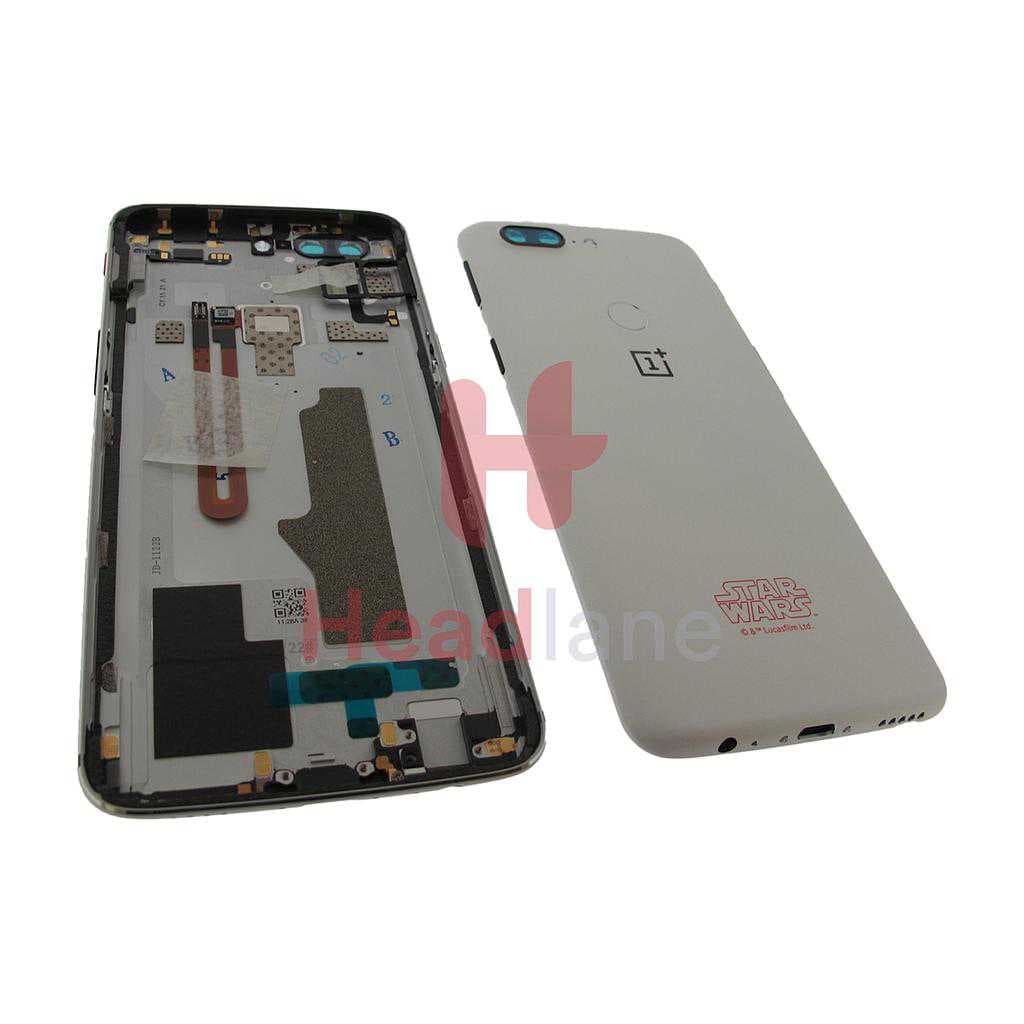 OnePlus 5T Back / Battery Cover - White (Star Wars Edition) - 2011100022 - OnePlus Replacement Part