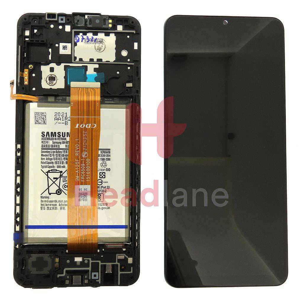 Samsung SM-A125 Galaxy A12 LCD Display / Screen + Touch + Battery - GH82-24709A - Samsung Replacement Part