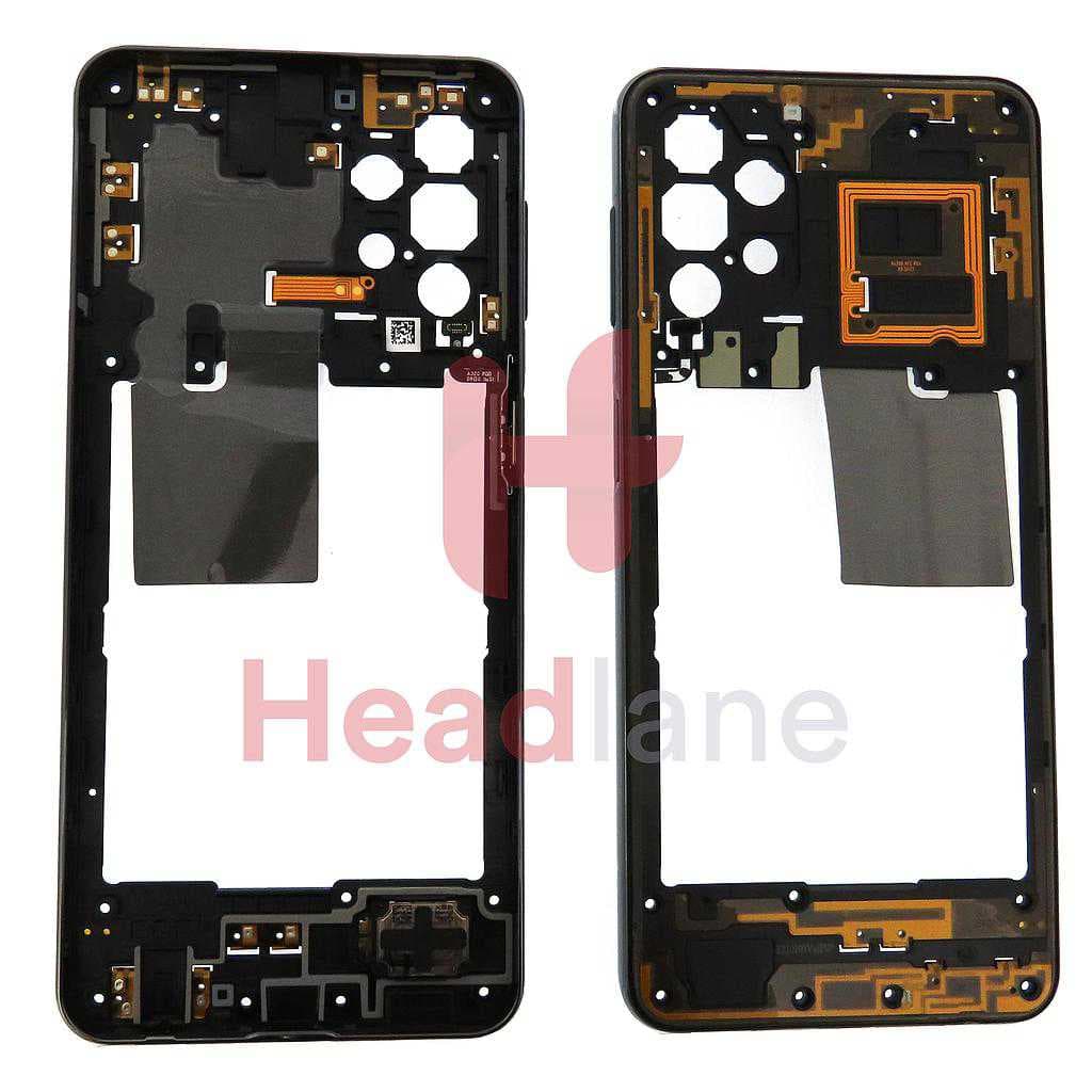 Samsung SM-A326 Galaxy A32 5G Middle Cover / Chassis - Black - GH97-25939A - Samsung Replacement Part