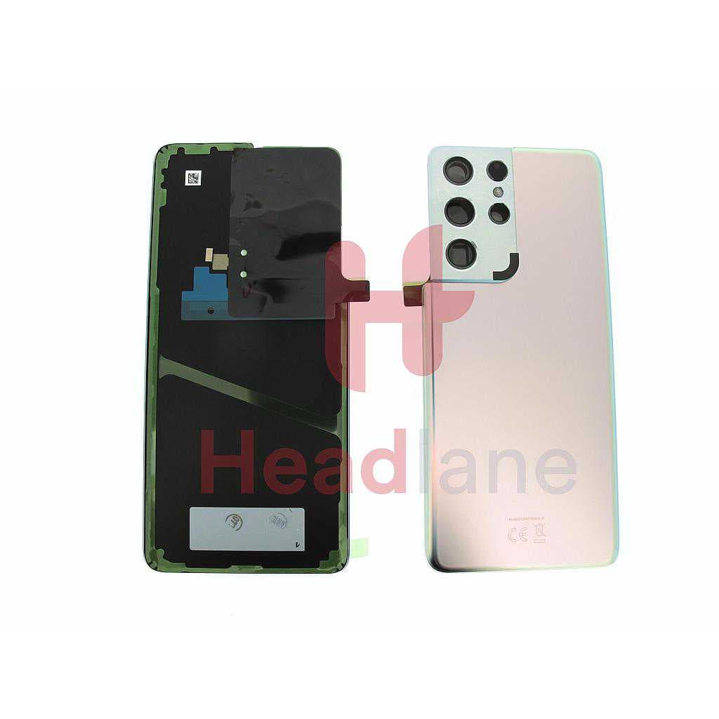 Samsung SM-G998 Galaxy S21 Ultra 5G Back / Battery Cover - Phantom Silver - GH82-24499B - Samsung Replacement Part