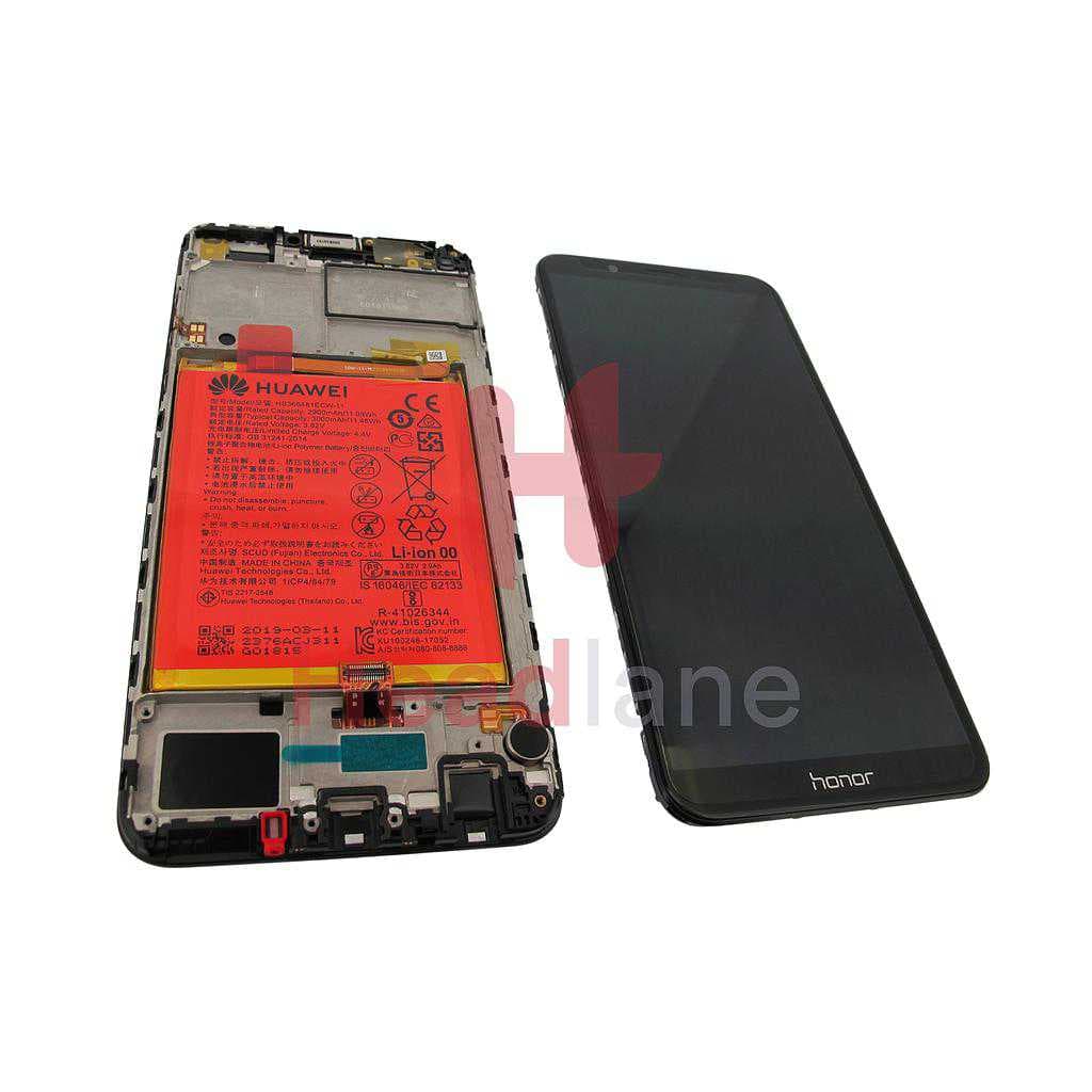Huawei Honor 7C LCD Display / Screen + Touch + Battery - Black - 02351USW - Huawei Replacement Part