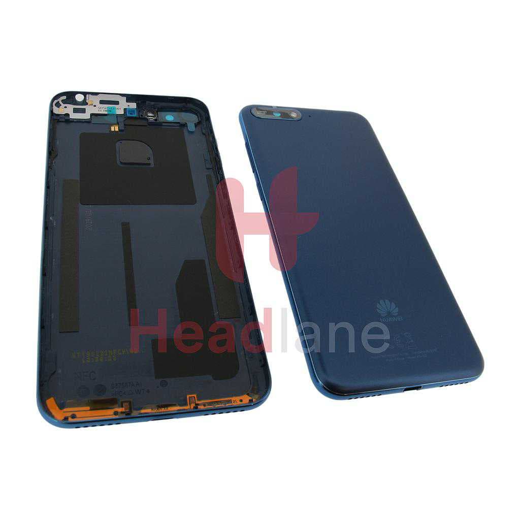 Huawei Y6 (2018) Back / Battery Cover - Blue - 97070TYE - Huawei Replacement Part