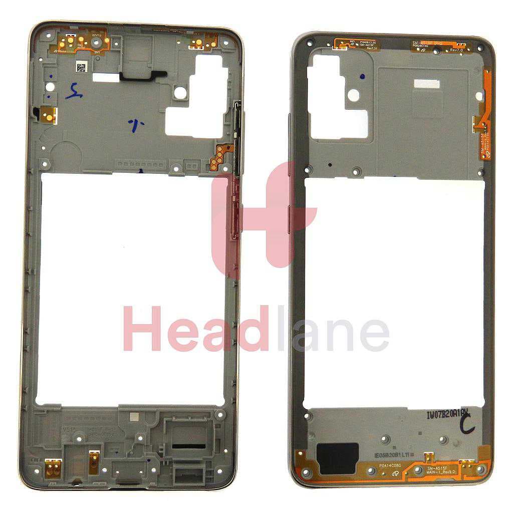 Samsung SM-A515 Galaxy A51 Middle Cover / Chassis - White - GH98-45033A - Samsung Replacement Part