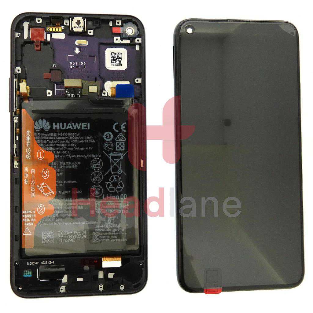 Huawei Honor 20 Pro LCD Display / Screen + Touch + Battery - Phantom Black - 02352VKJ - Huawei Replacement Part