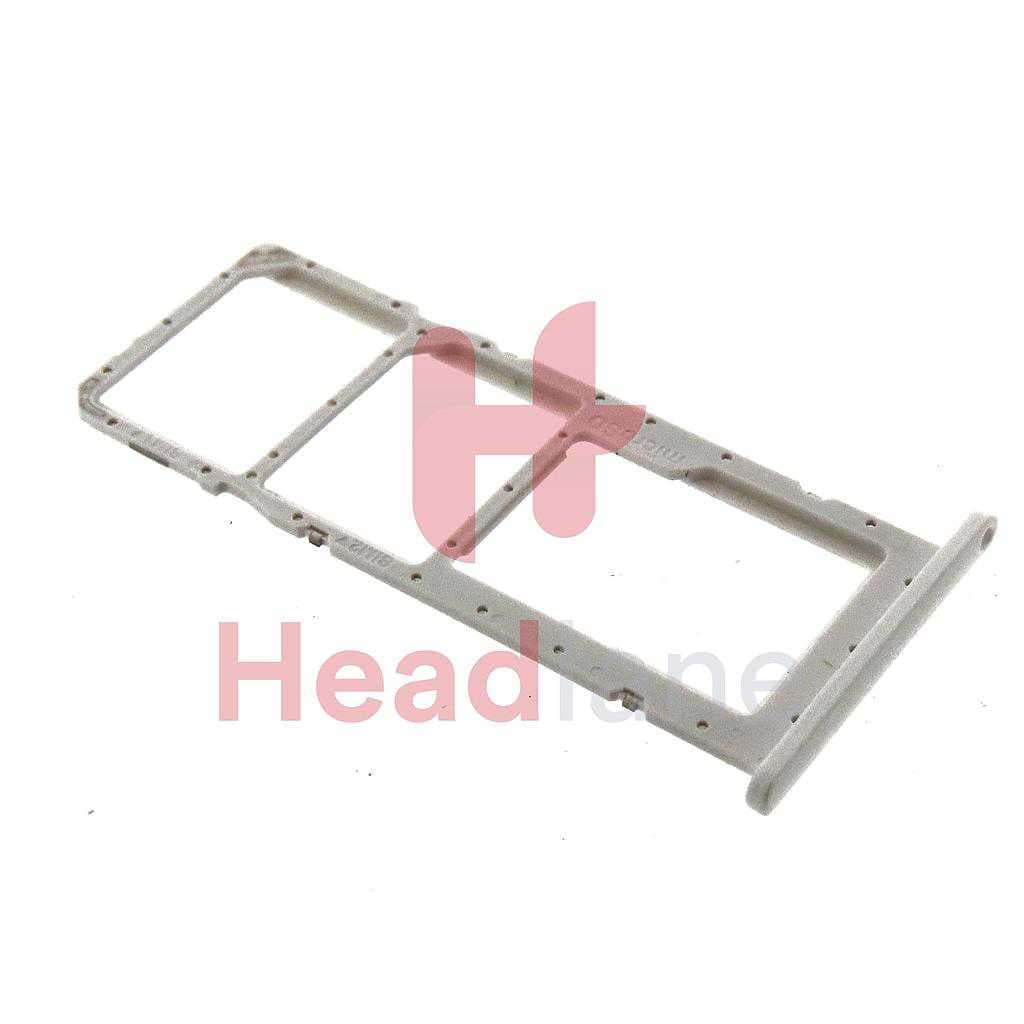 Samsung SM-A025 Galaxy A02s SIM Card Tray - White (Dual SIM) - GH81-20137A - Samsung Replacement Part