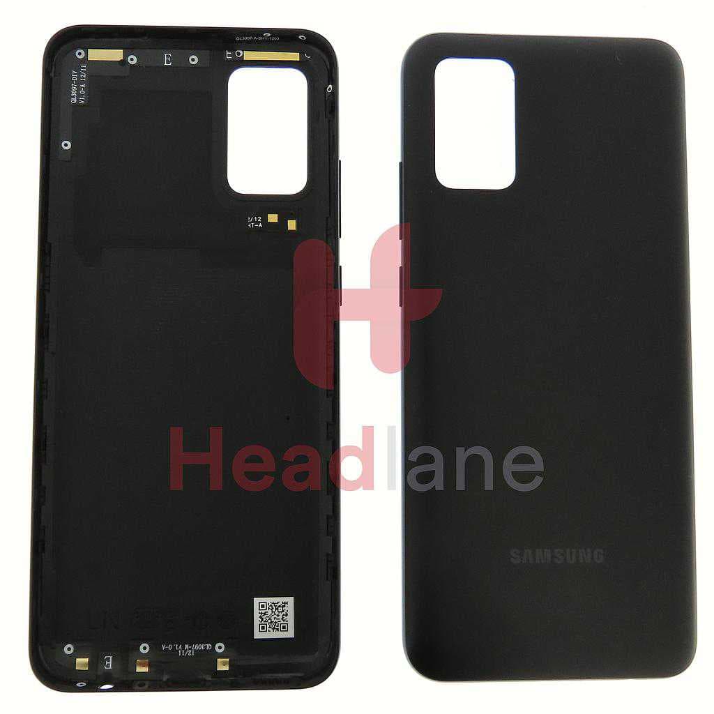 Samsung SM-A025 Galaxy A02s Back / Battery Cover - Black - GH81-20239A - Samsung Replacement Part