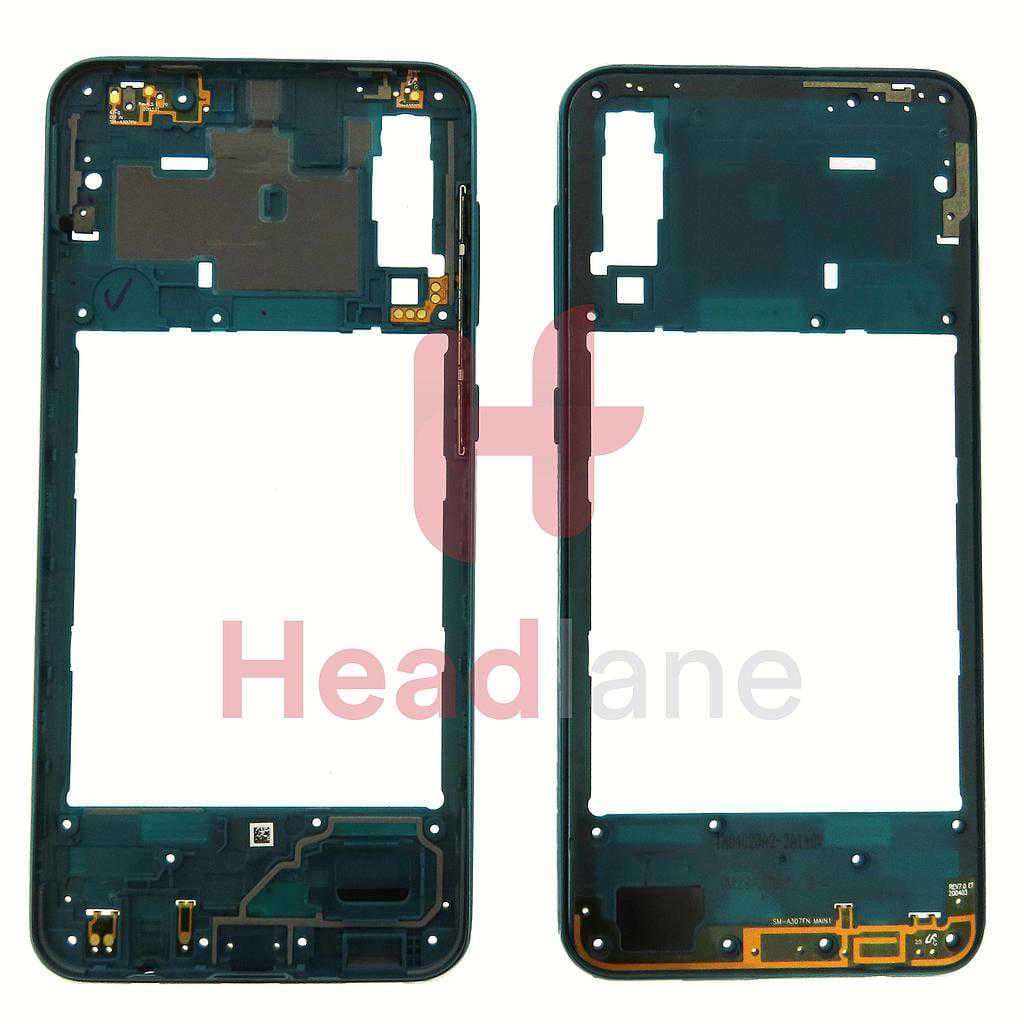 Samsung SM-A307 Galaxy A30s Middle Cover / Chassis - Green - GH98-44765B - Samsung Replacement Part