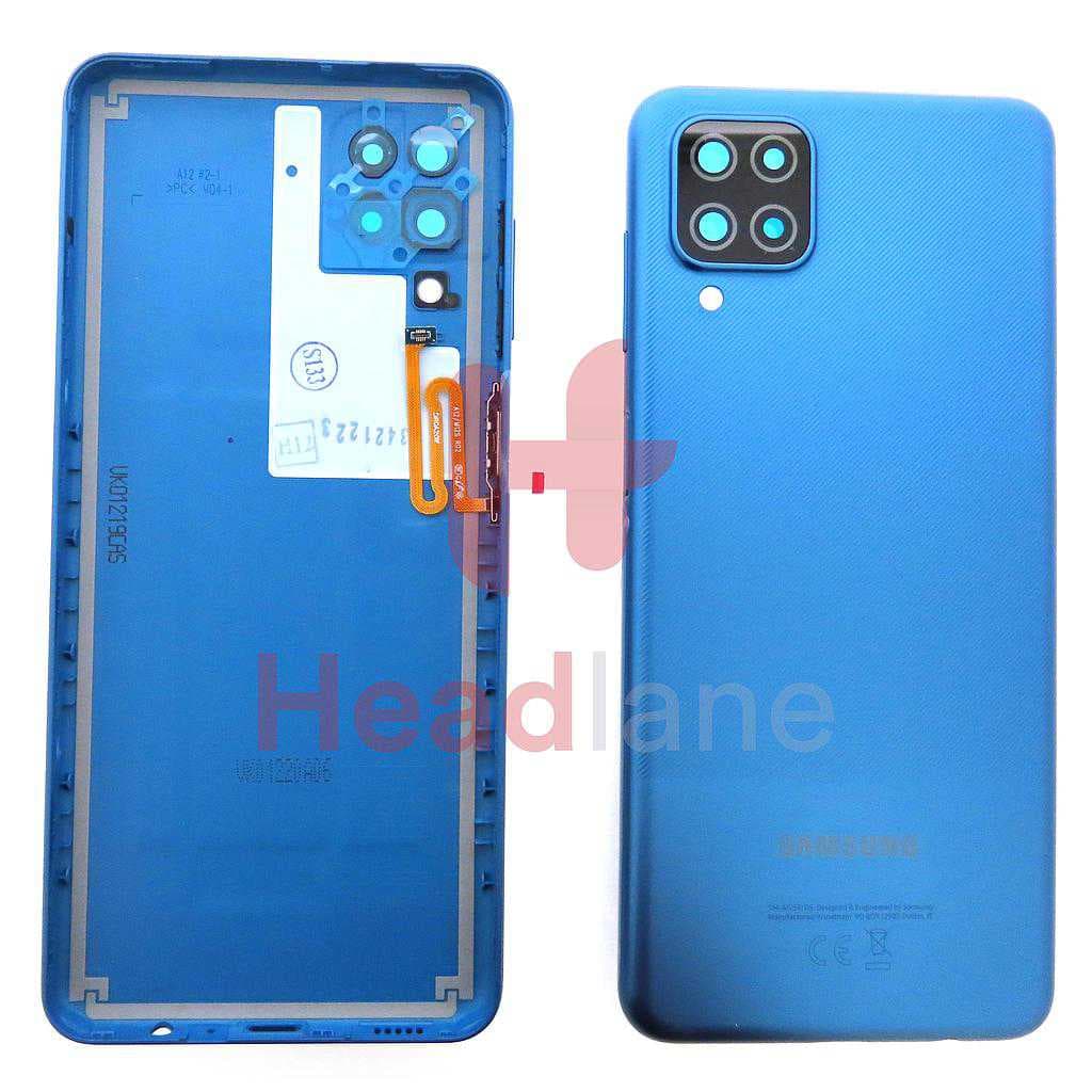 Samsung SM-A125 Galaxy A12 Back / Battery Cover - Blue - GH82-24487C - Samsung Replacement Part