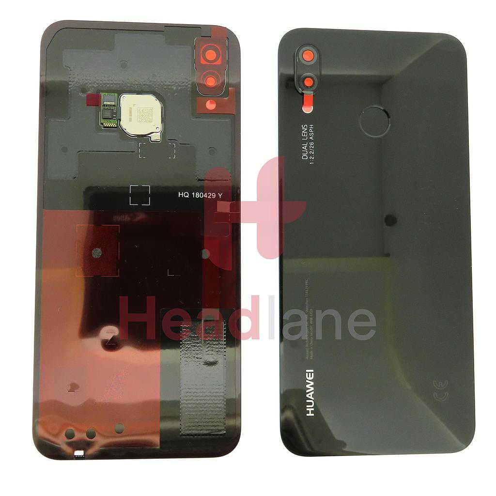 Huawei P20 Lite Back / Battery Cover - Black - 02351XSY - Huawei Replacement Part