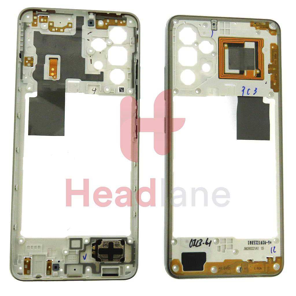 Samsung SM-A325 Galaxy A32 4G Middle Cover / Chassis - White - GH97-26181B - Samsung Replacement Part