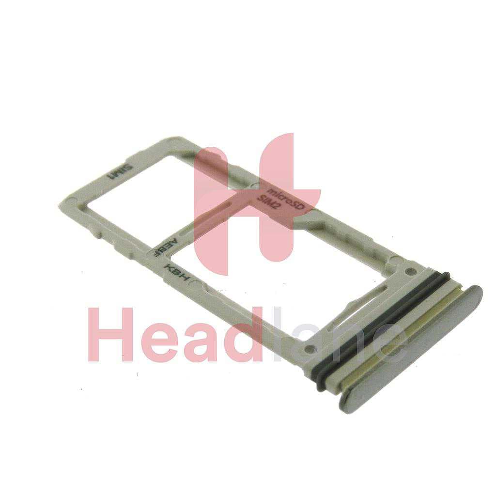 Samsung SM-A525 A526 A725 A528 Galaxy A52 4G A52 5G A72 4G A52s SIM Card Tray - White (Dual SIM) - GH98-46290D - Samsung Replacement Part
