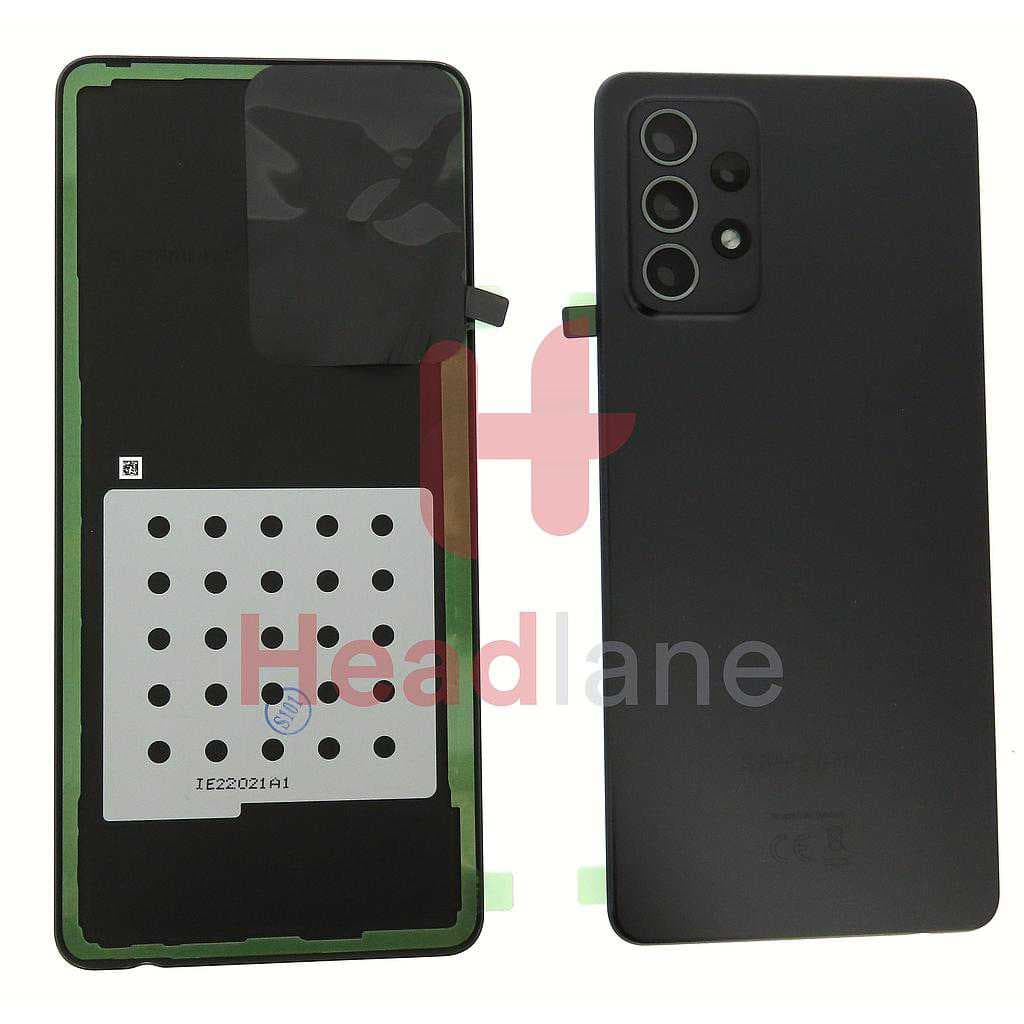 Samsung SM-A725 Galaxy A72 4G Back / Battery Cover - Black - GH82-25448A - Samsung Replacement Part